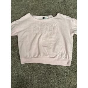 NWOT Special Thanks Loved Long Sleeve Sweater Womens Size Small Baby Pink